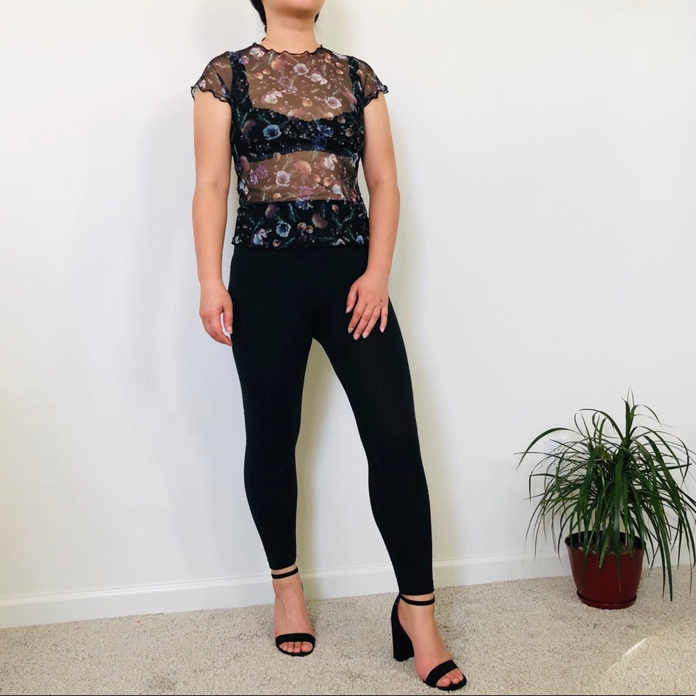 Floral Sheer Blouse